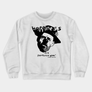 Sad Clown B/W Crewneck Sweatshirt